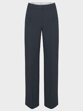 Aritzia Effortless Pant Navy Crepette TALL